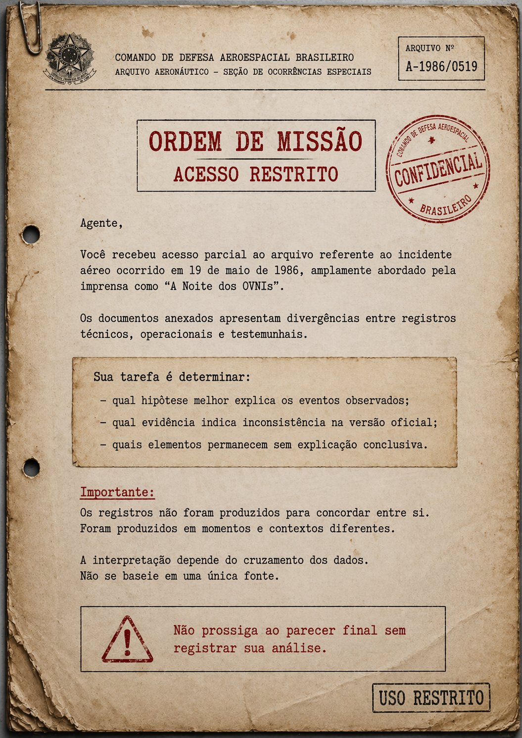 Página de missão